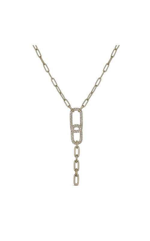 .30CTW DRAMA PAPERCLIP NECKLACE