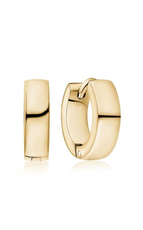 GOLD TONE HUGGIE HOOP