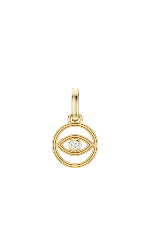 14KY CIRCLE EYE PENDANT 1=0.03CT SI2 GH