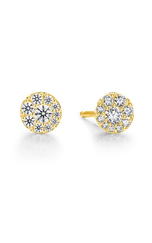 .32-.36CTW 18KY TESSA DIA CIRCLE EARRINGS