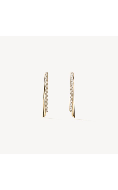 18KY 124=.80CTW GH/VS FLIP EARRINGS
