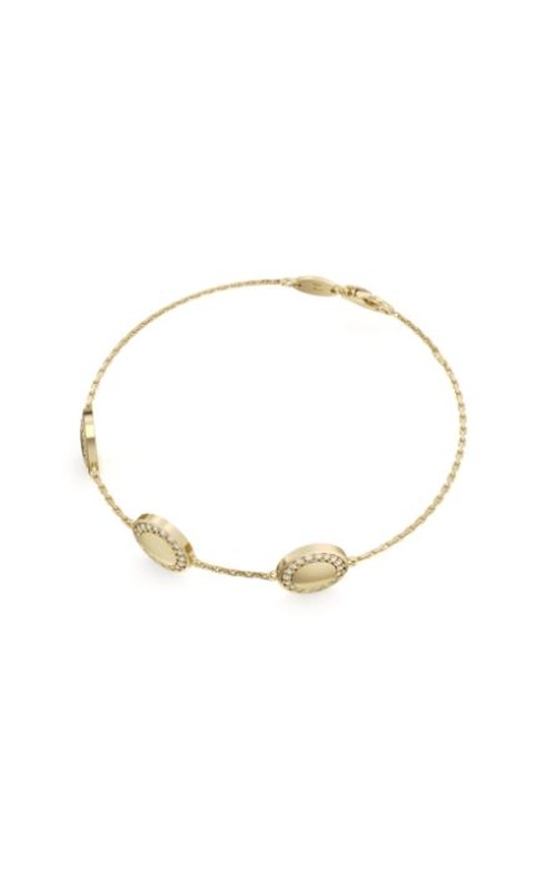 54=.38CTW LAB 10KY AURA DISC BRACELET 54=.38CTW LAB 10KY AURA DISC BRACELET