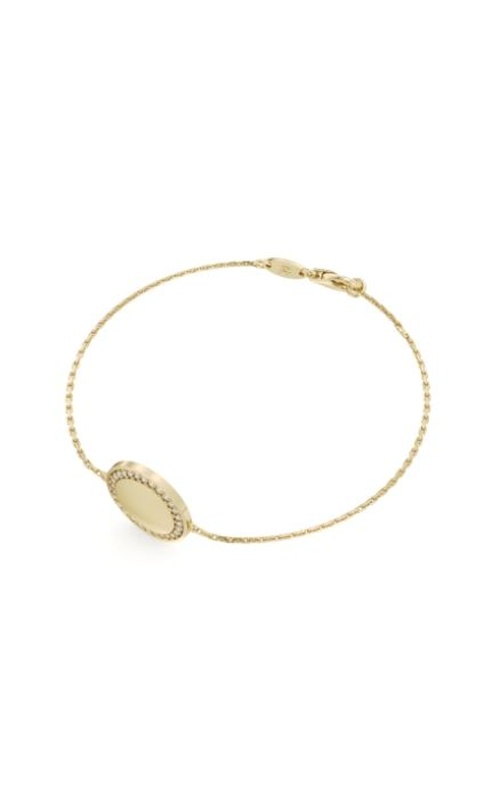 28=.20CTW LAB 10KY AURA DISC BRACELET