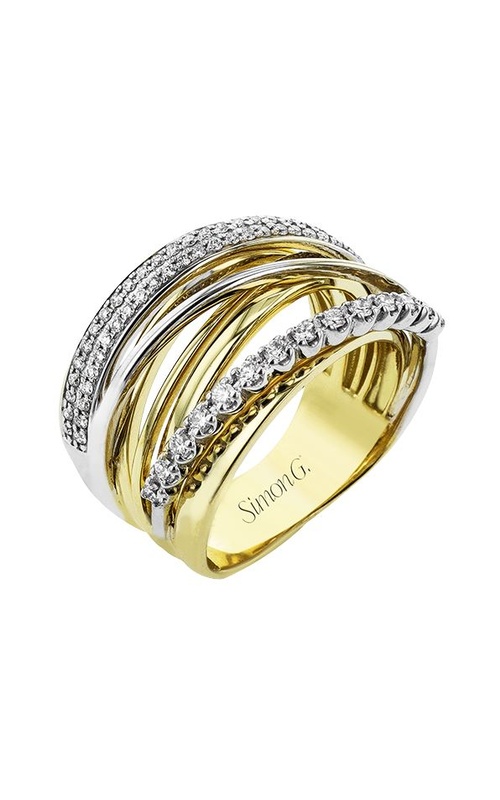 66=.45CTW 18KYW RIGHT HAND RING