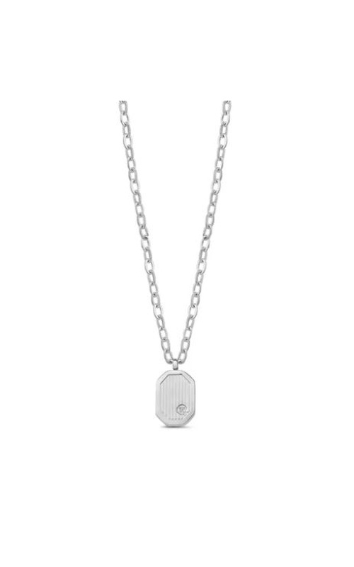 MINIMALIST DOG TAG NECKLACE - SILVER