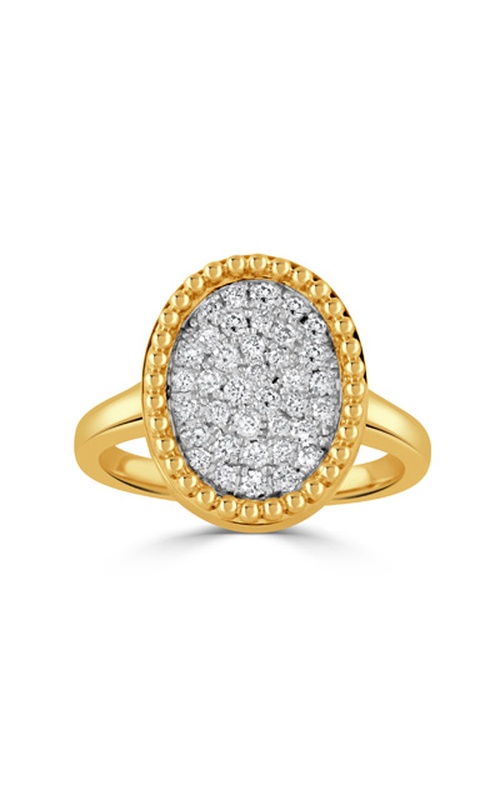.38CTW 18KY/W PAVE RING