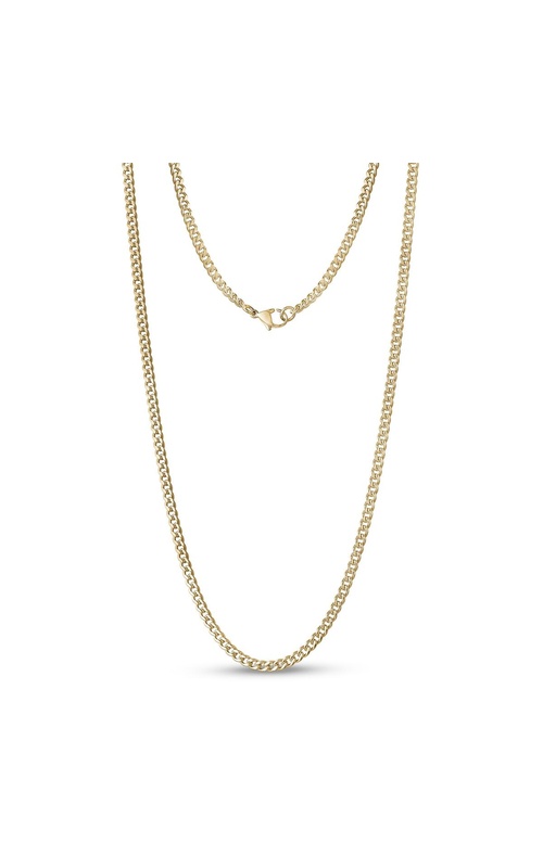 3.5MM GOLD STEEL CURB CHAIN