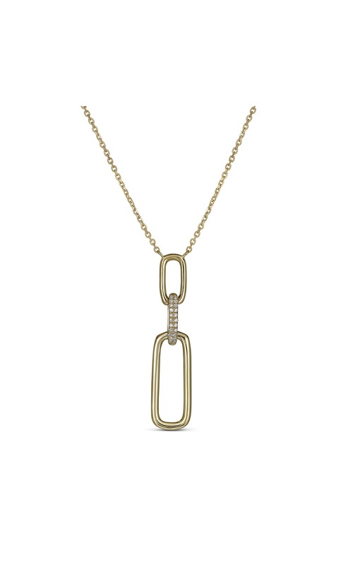 .06CTW PAPER CLIP PENDANT