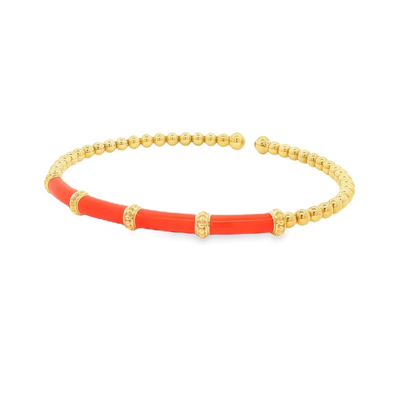 Orange Enamel Bracelet s-l400.jpg main image 4