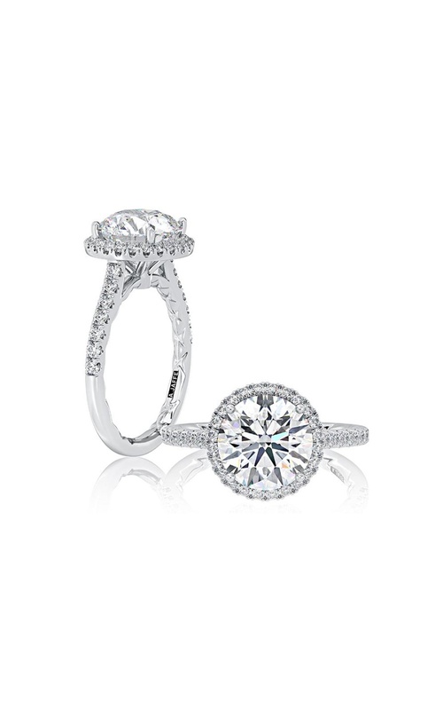 A JAFFE DIAMOND SEMI MOUNT A JAFFE DIAMOND SEMI MOUNT