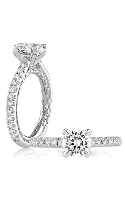 A JAFFE DIAMOND SEMI MOUNT