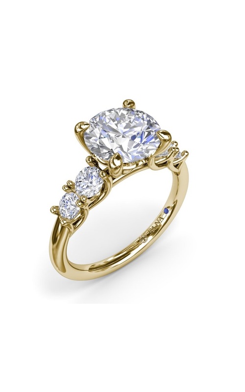 FANA DIAMOND 5-STONE SEMI MOUNT