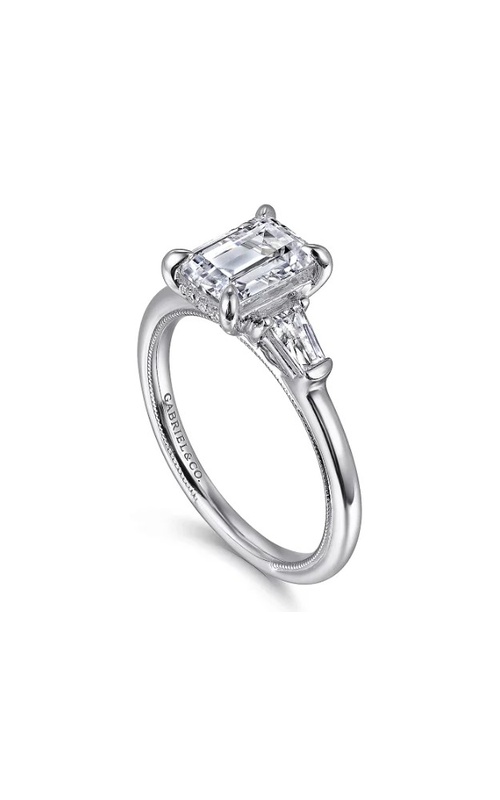 DIAMOND 3-STONE SEMI MOUNT