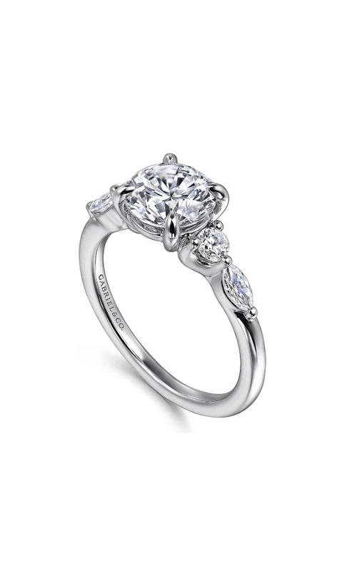 DIAMOND 5-STONE SEMI MOUNT
