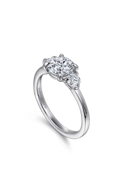DIAMOND 3-STONE SEMI MOUNT