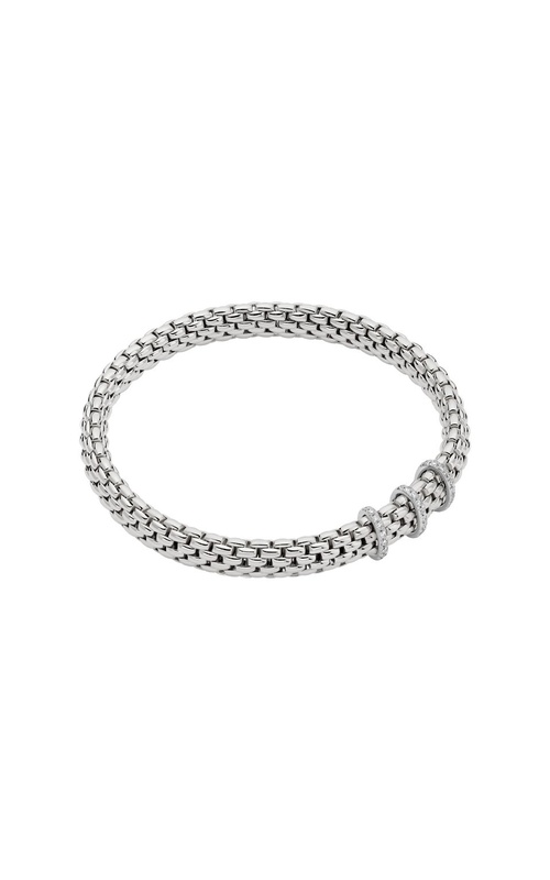 FOPE FLEX'IT BRACELET WITH DIAMOND RONDELS