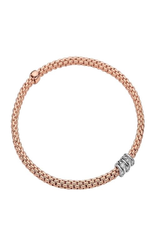 FOPE FLEX'IT BRACELET WITH DIAMOND RONDELS