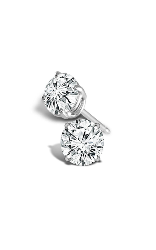 3/8CTW DIAMOND ROUND BRILLIANT STUD EARRINGS
