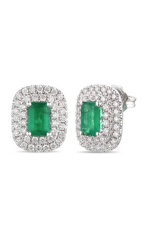 LE VIAN COSTA SMERALDA EMERALD AND DIAMOND EARRINGS