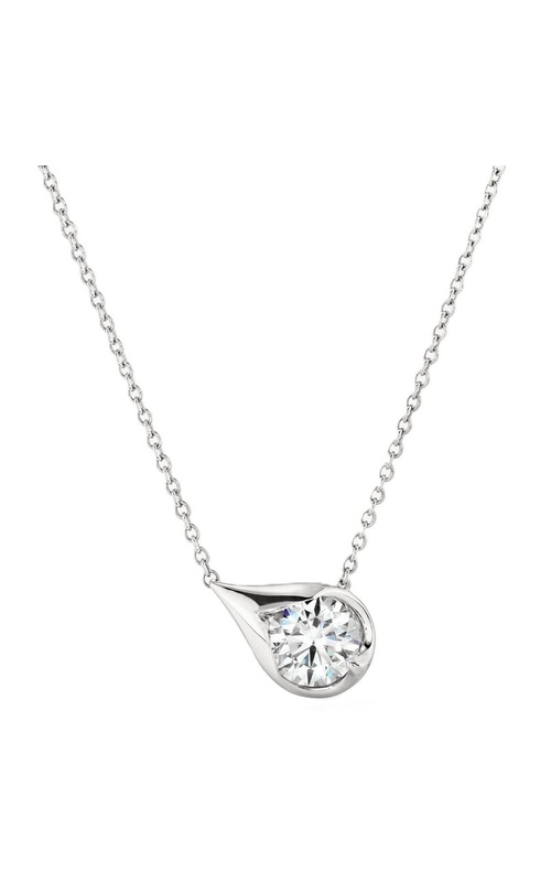 HEARTS ON FIRE DIAMOND DROPLET STATION NECKLACE