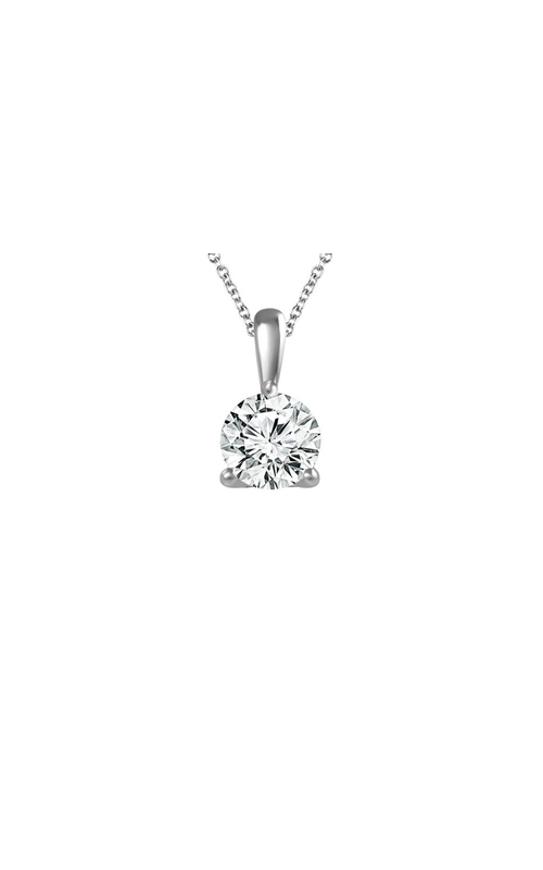 1 1/2CT DIAMOND SOLITAIRE DROP PENDANT