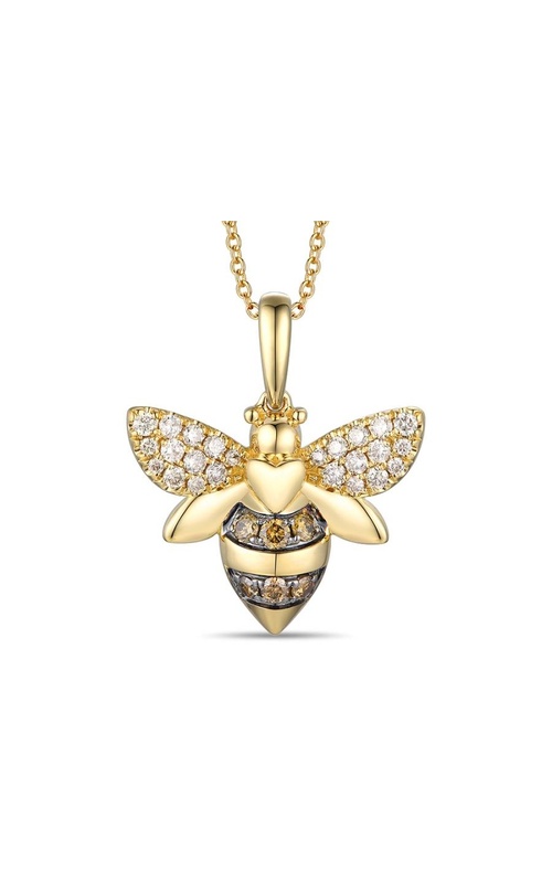 LE VIAN DIAMOND BEE DROP PENDANT