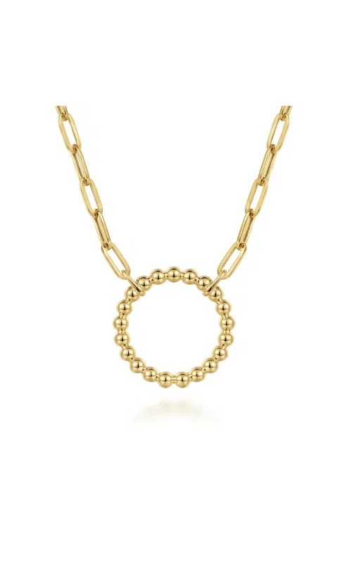 BEAD CIRCLE STATION NECKLACE