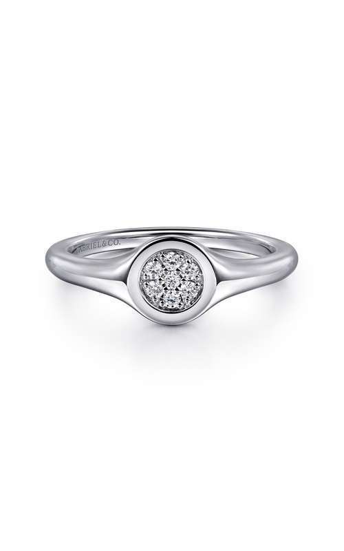 DIAMOND SIGNET MIDI RING