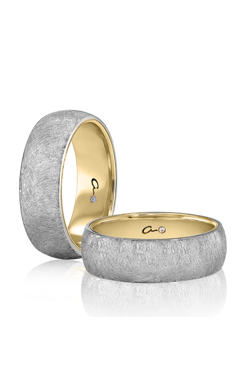 A JAFFE GENTS DOMED BAND