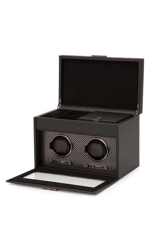 AXIS DOUBLE WATCH WINDER WITH STORAGE