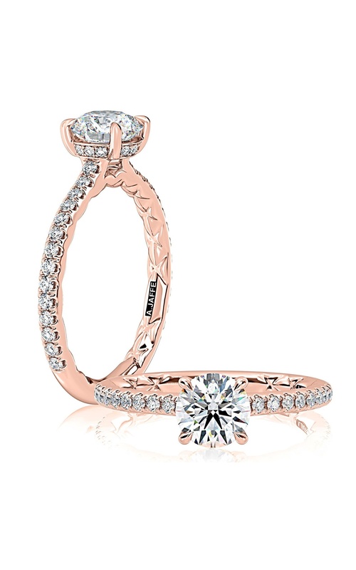 A JAFFE DIAMOND SEMI MOUNT