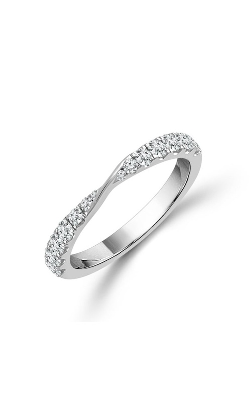 14K White Gold Wedding Band ABR2101RS8W