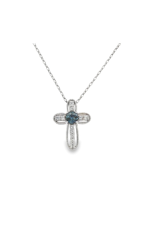 Goldsmith Gallery Collection Necklace  PC-0451-MBA66-SIL