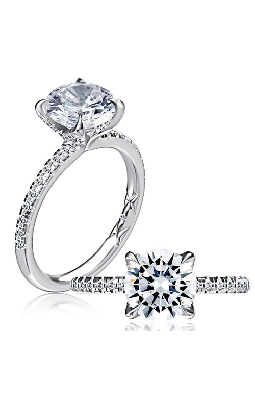 A JAFFE DIAMOND SEMI MOUNT