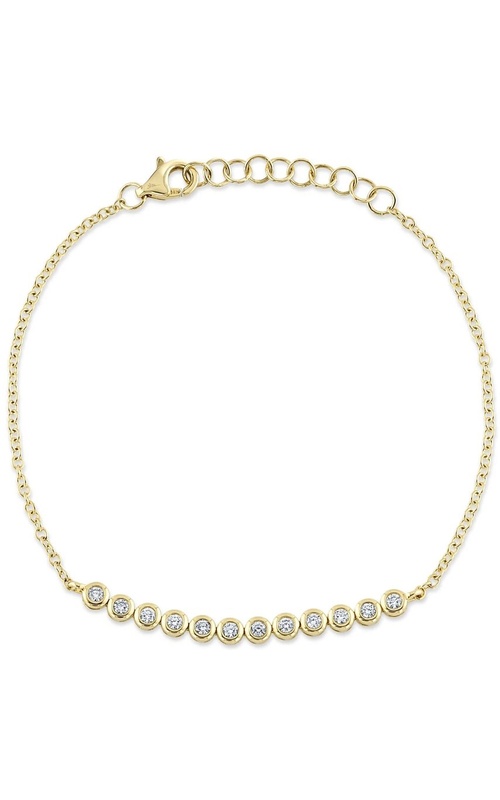 DIAMOND STATION CHAIN BRACELET