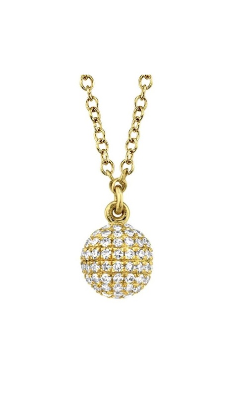 DIAMOND BALL CHARM PENDANT