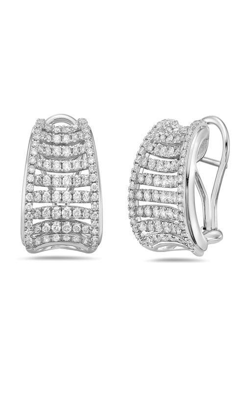 CHARLES KRYPELL DIAMOND PAVE BIRDCAGE EARRINGS