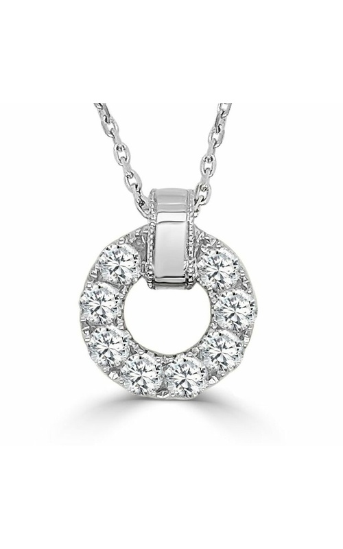 FREDERIC SAGE DIAMOND NEBULA ROUND DROP PENDANT