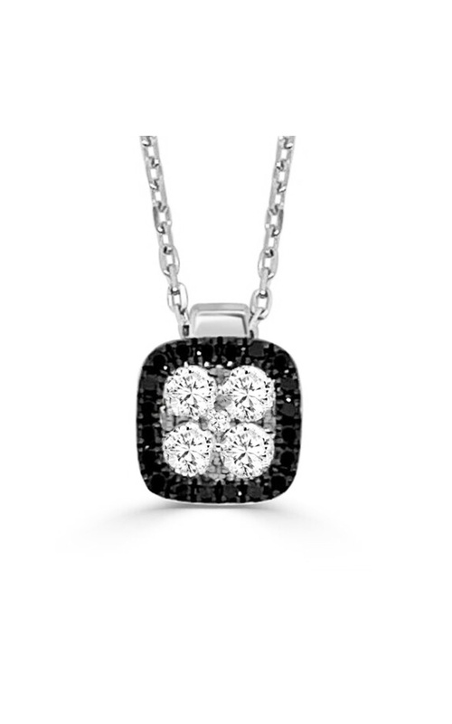FREDERIC SAGE BLACK AND WHITE DIAMOND SMALL FIRENZE II PENDANT
