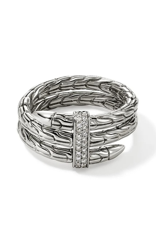 JOHN HARDY DIAMOND DOUBLE WRAP RING