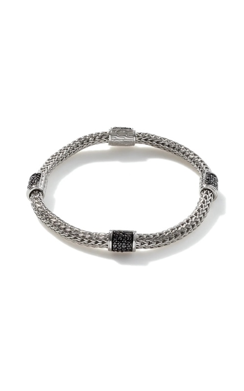 JOHN HARDY BLACK SAPPHIRE 4 STATION BRACELET