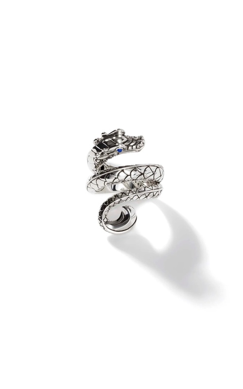 JOHN HARDY DRAGON DOUBLE COIL RING