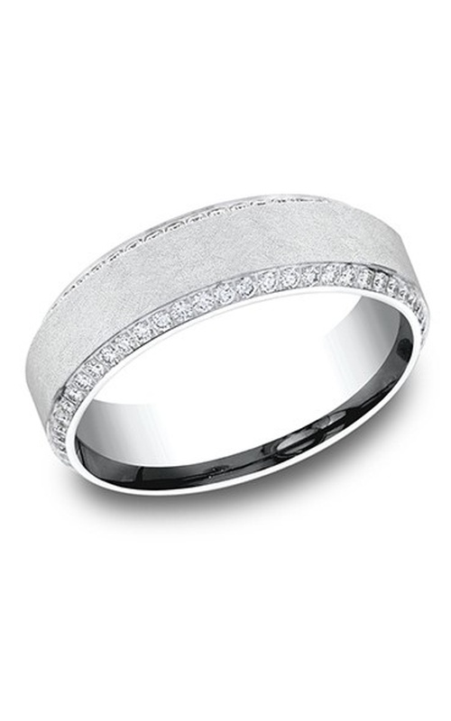 GENTS DIAMOND FLAT BAND