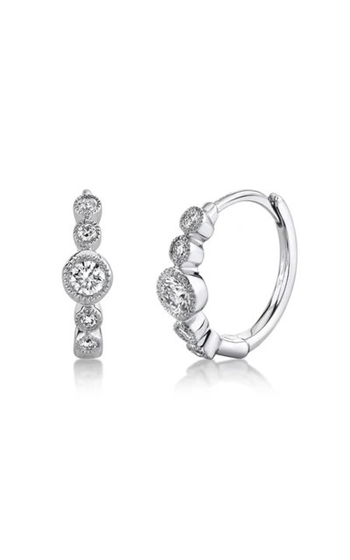 DIAMOND HUGGIE HOOP EARRINGS