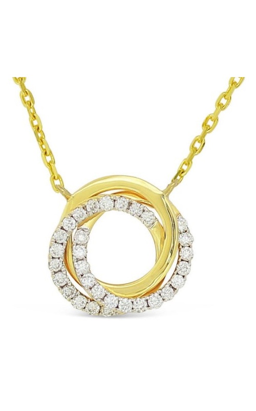 FREDERIC SAGE DIAMOND MINI CIRCLE STATION NECKLACE