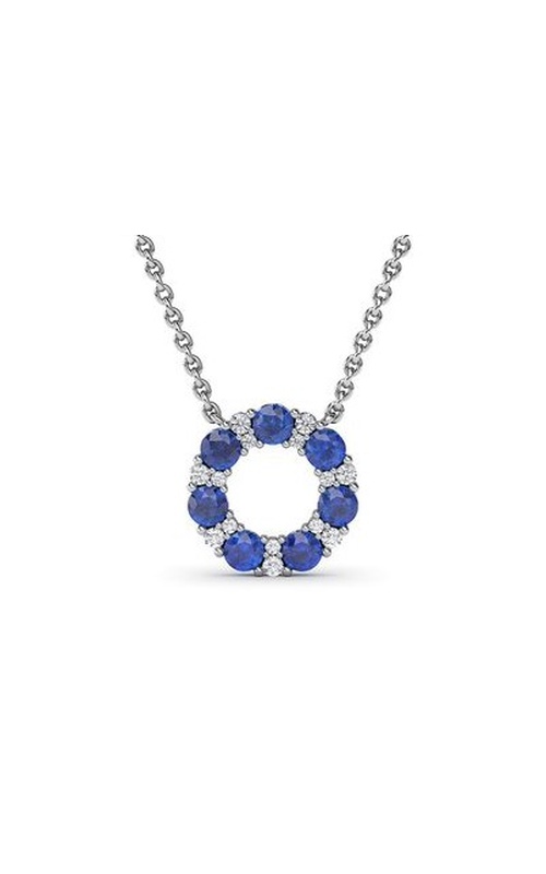 FANA SAPPHIRE AND DIAMOND NECKLACE