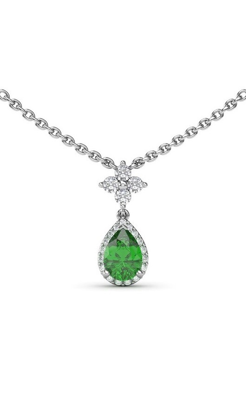 FANA EMERALD AND DIAMOND NECKLACE