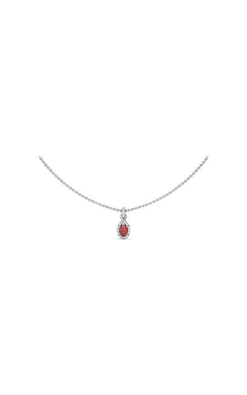 FANA RUBY AND DIAMOND DROP PENDANT