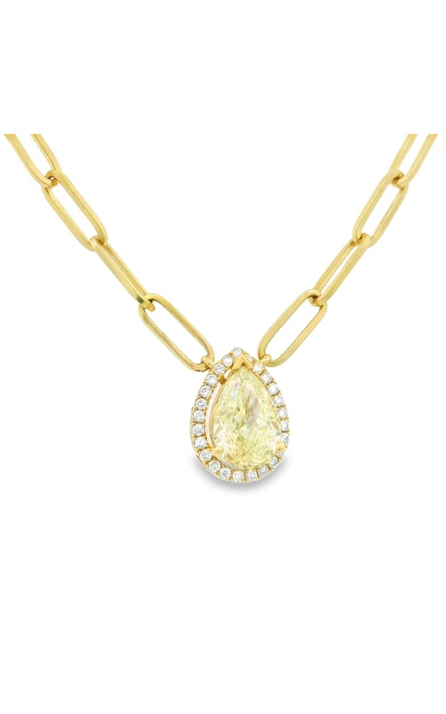 FREDERIC SAGE DIAMOND PEAR DROP STATION NECKLACE