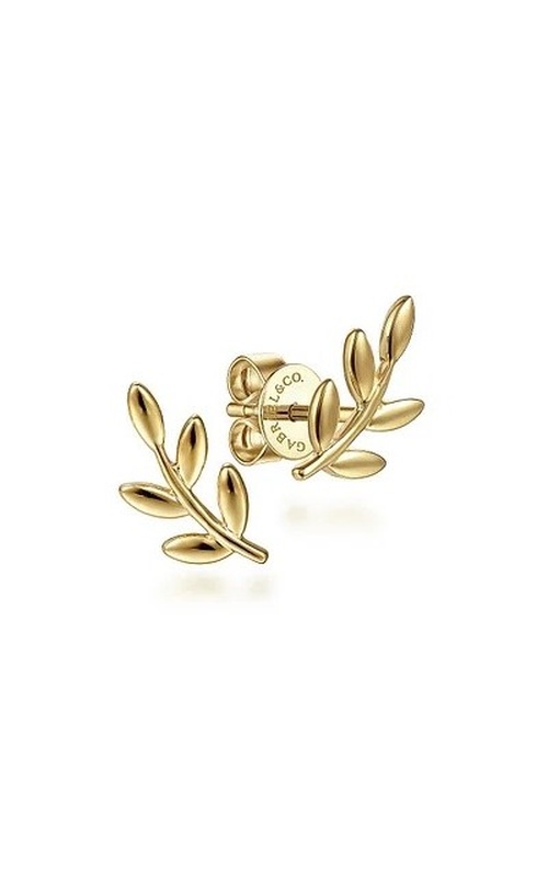 LAUREL BRANCH CLIMBER STUD EARRINGS